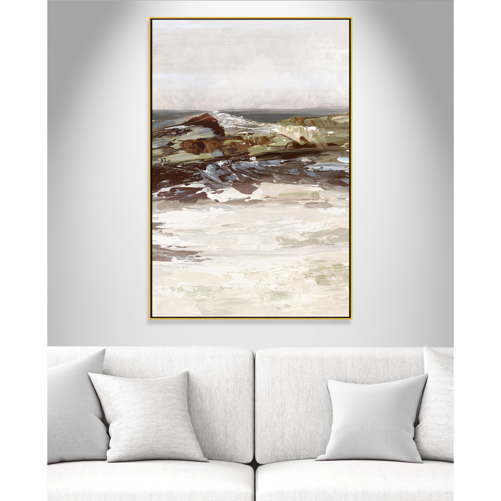 Conan "Stoney Peak" Print, 61.5" H x 41.5" W, Gold