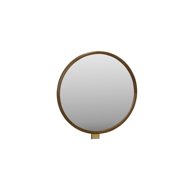 Analisa Wood Flat Wall Mirror