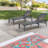 Adjustable Patio Chaise Lounges, Aluminum Modern Set For Patio Home