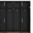 Farmhouse Hall Tree With 4 Hanging Hooks,Mudroom Wood Grain Bench With Open Compartments-1245997012