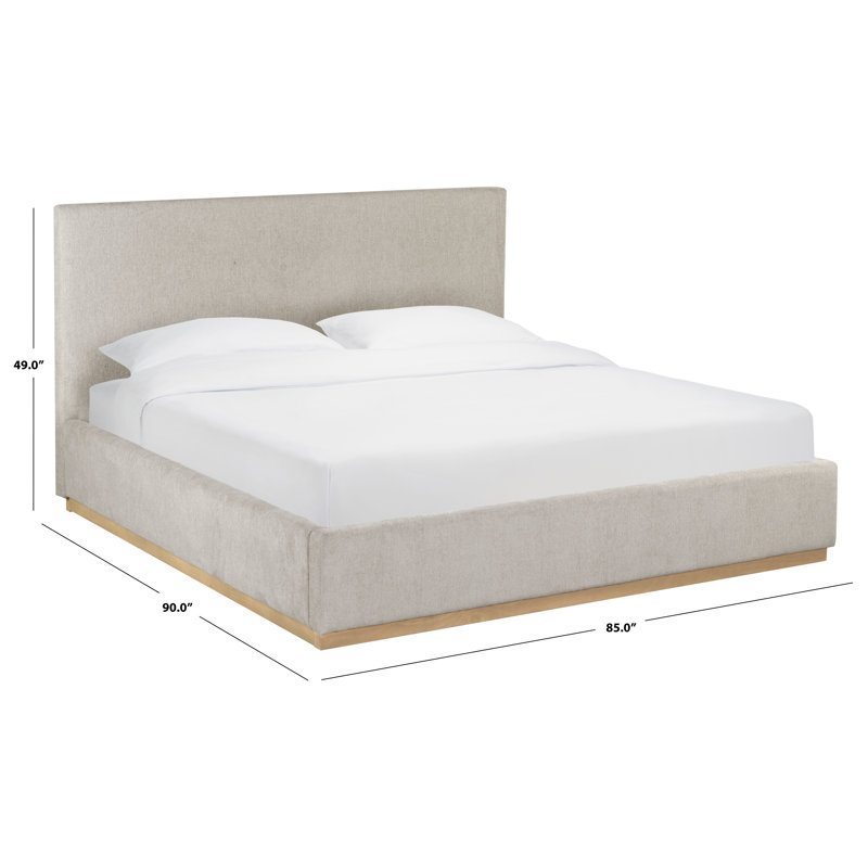 Pippin 100% Linen Bed, King, Gray