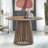 Parisi Round Solid Wood Base Dining Table-1505823633