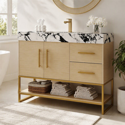 Meuble-lavabo autoportant Modern