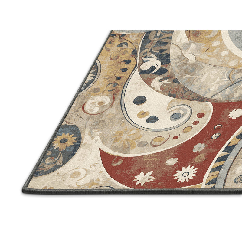 Vibrant Twist Rug, Rectangle 5' x 8'