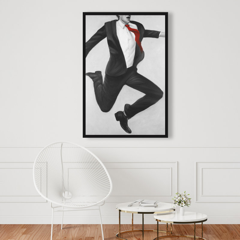 «Happy Classic Man» sur toile, H 36 po x l 24 po