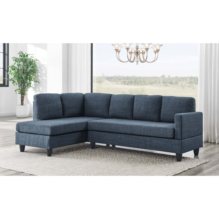 Mercury Row Renner 2-Piece Upholstered Sectional