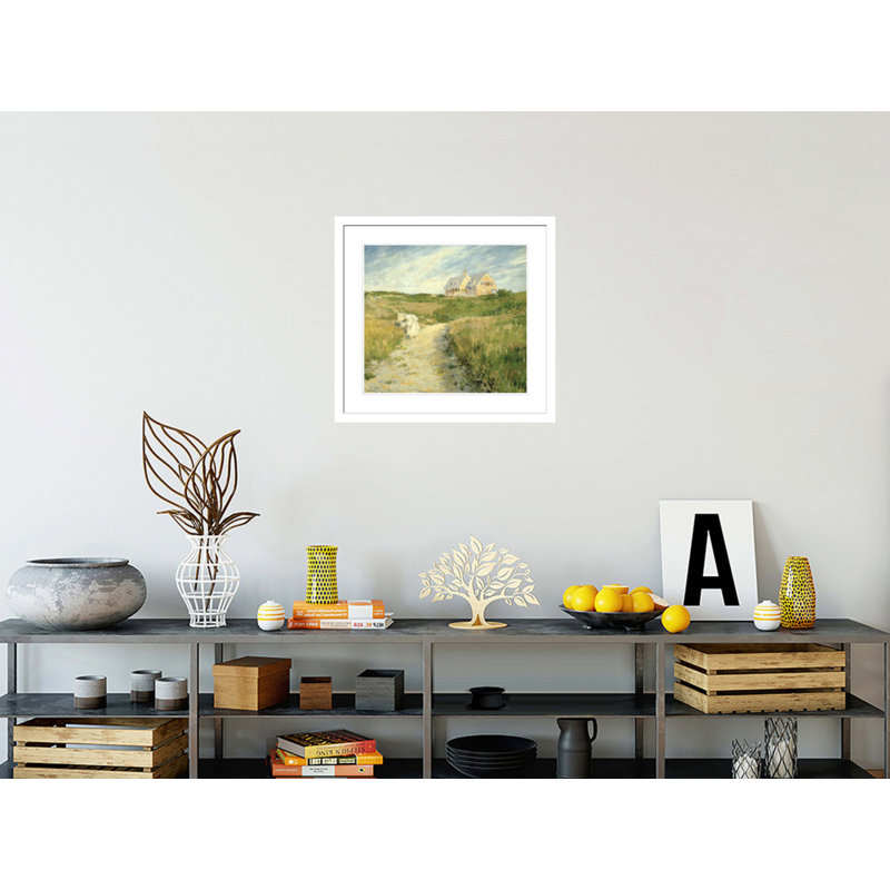 «The Chase Homestead Shinnecock» par William Merritt Chase, impression giclée encadrée, H 23,5 po x l 25,25 po
