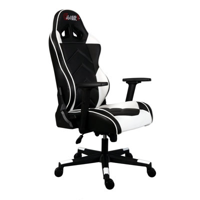 Fauteuil de jeu inclinable et ergonomique en cuir East Black Home Balik