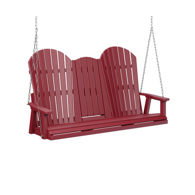 Berlin Gardens Comfo Back Three Seat Console Swing with Stainless Steel Chains