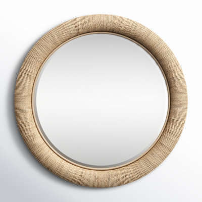 Mellonia Rattan Round Wall Mirror