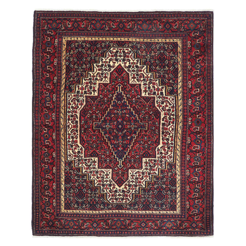 Tapis bleu marine Kayseri 3 pi 11 po x 4 pi 10 po