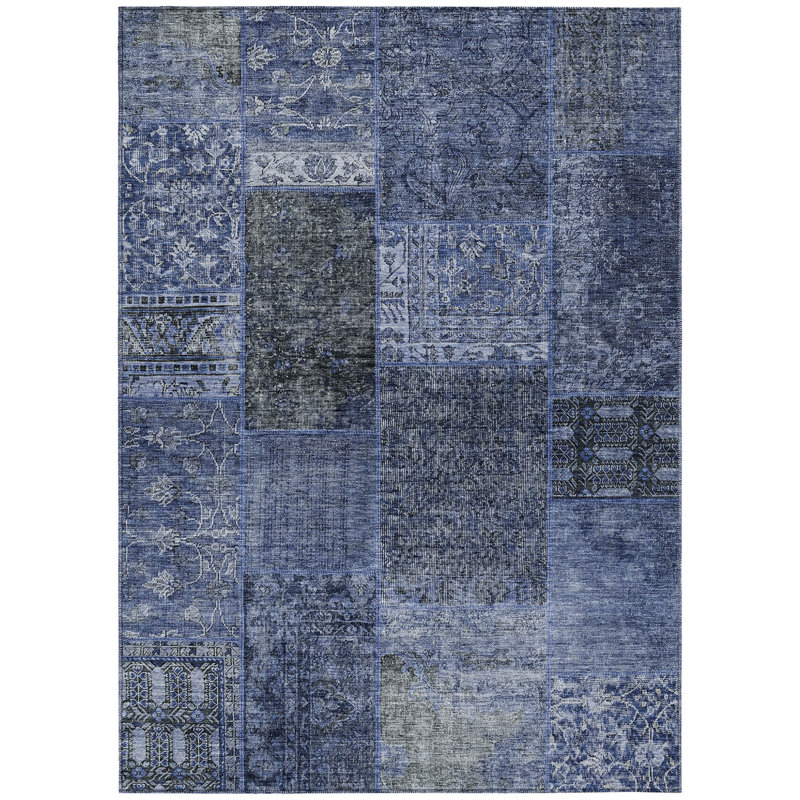 HomeRoots Rectangle Machine Woven Area Rug
