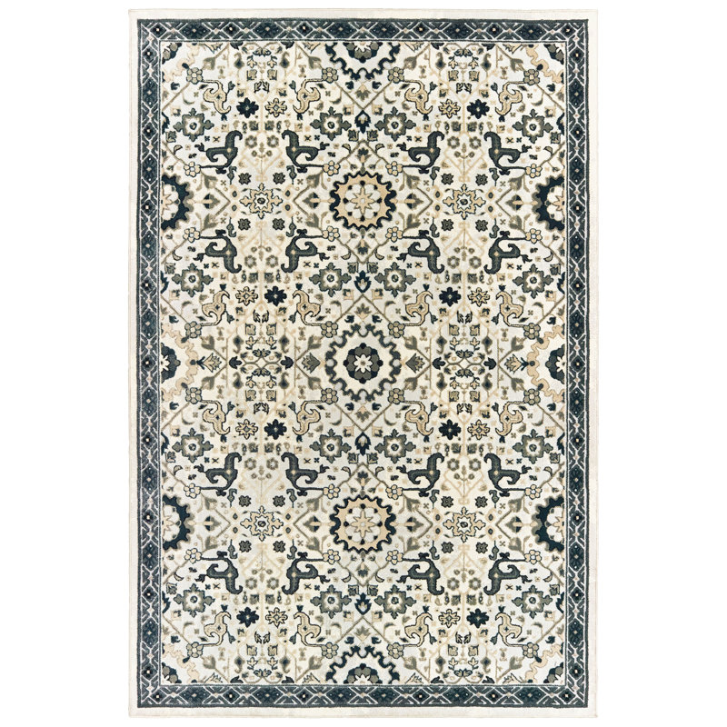 Laurie Oriental Indoor Rug, Rectangle 6'7" x 9'6"