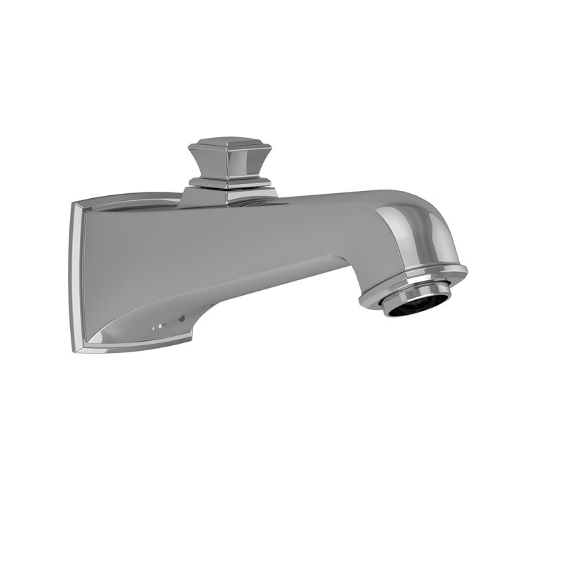 Bec de baignoire mural avec inverseur TOTO® Connelly ™, chrome poli, Chrome poli