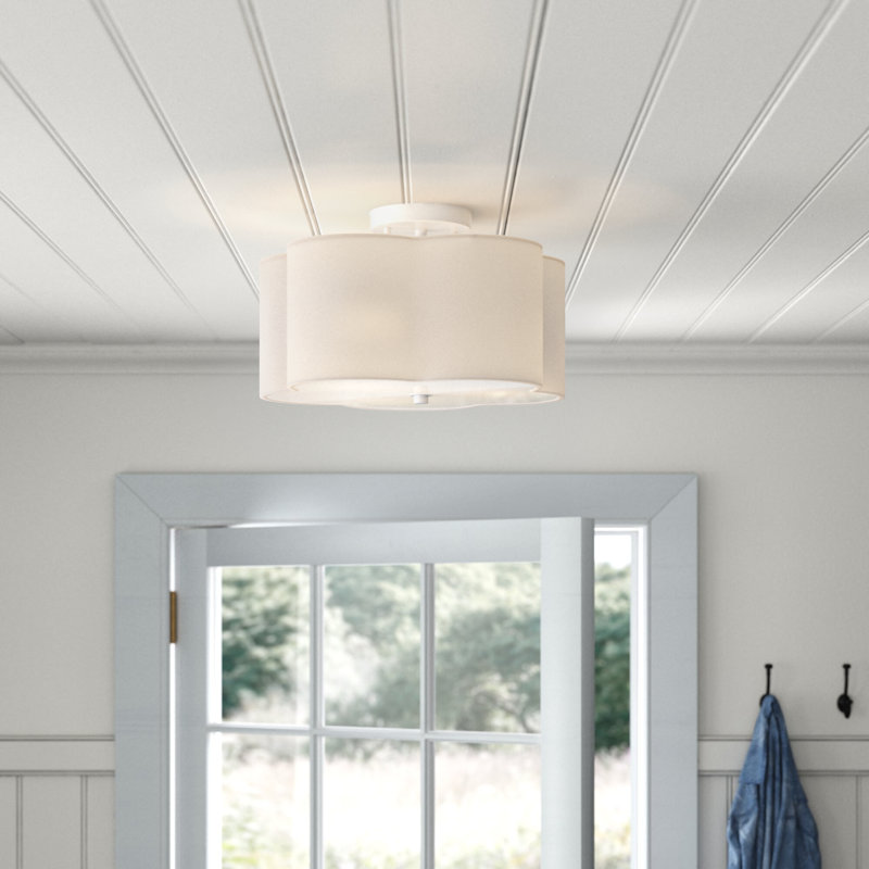 Mamchand Fabric Semi Flush Mount