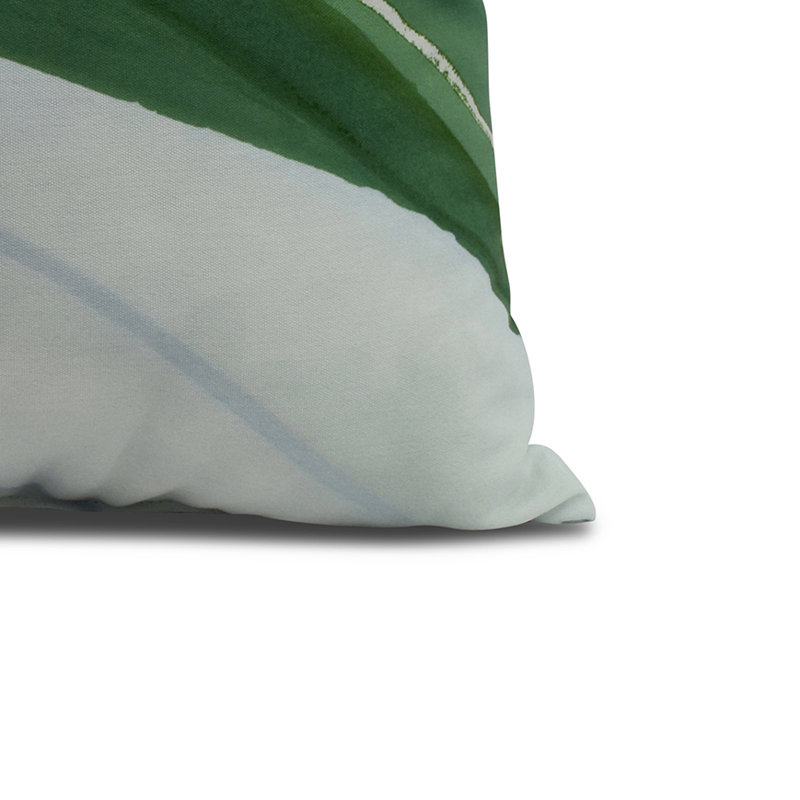 Housse et insert de coussin carré Nantucket, Vert, 16 po x 1 po