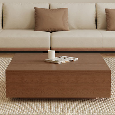 Table basse en rondins de bois