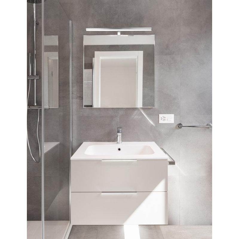 Modena LED Vanity Light, 6.5cm H x 63cm W x 3cm D