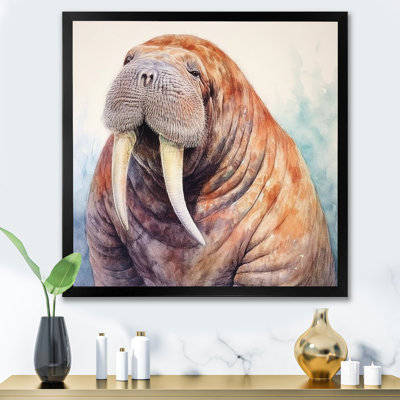 Morse sauvage - Reproduction d'art mural animaux