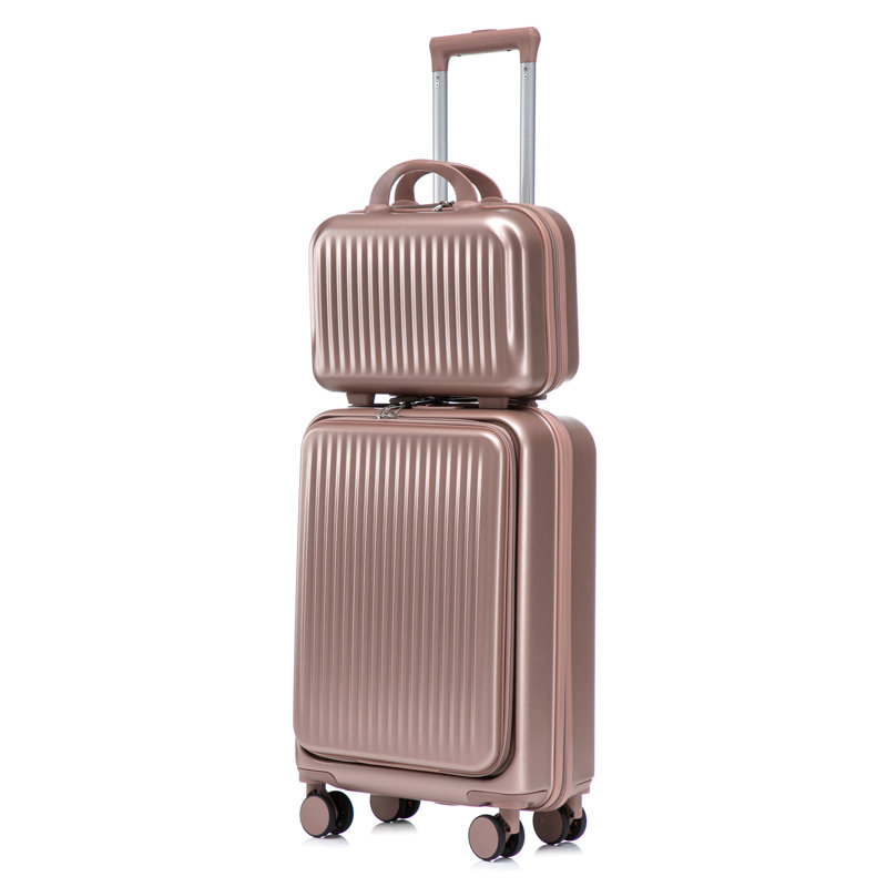 14 "/ 20" 2 pièces / ensemble dans une valise à roulettes pivotantes pour PC, valise de transport, avec serrure à combinaison