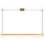 Nio 45-in Black dimmable LED Linear Pendant-153406740