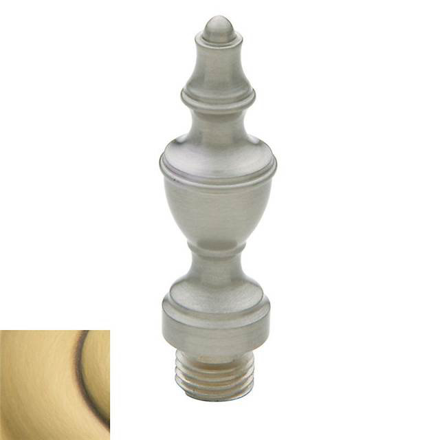 Urn Tip for Square Corner Hinge, Satin Brass/Brown