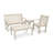 POLYWOOD Vineyard 4-Piece Bench Seating Set-29563469