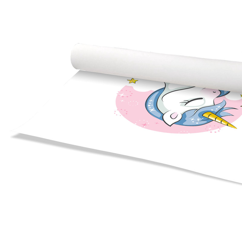 Impression sur papier Sparkly Unicorn, H 16 po x l 16 po x P 1 po, Papier