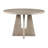 Freemont Wood Round Pedestal Dining Table