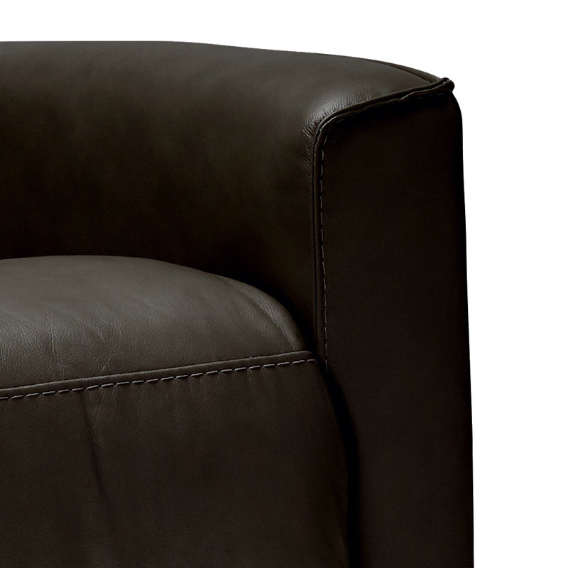 Mcnab Power Recliner, Chocolate Genuine Leather