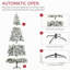 Arbre de Noël artificiel enneigé 9 pi avec branches réalistes-1165533332