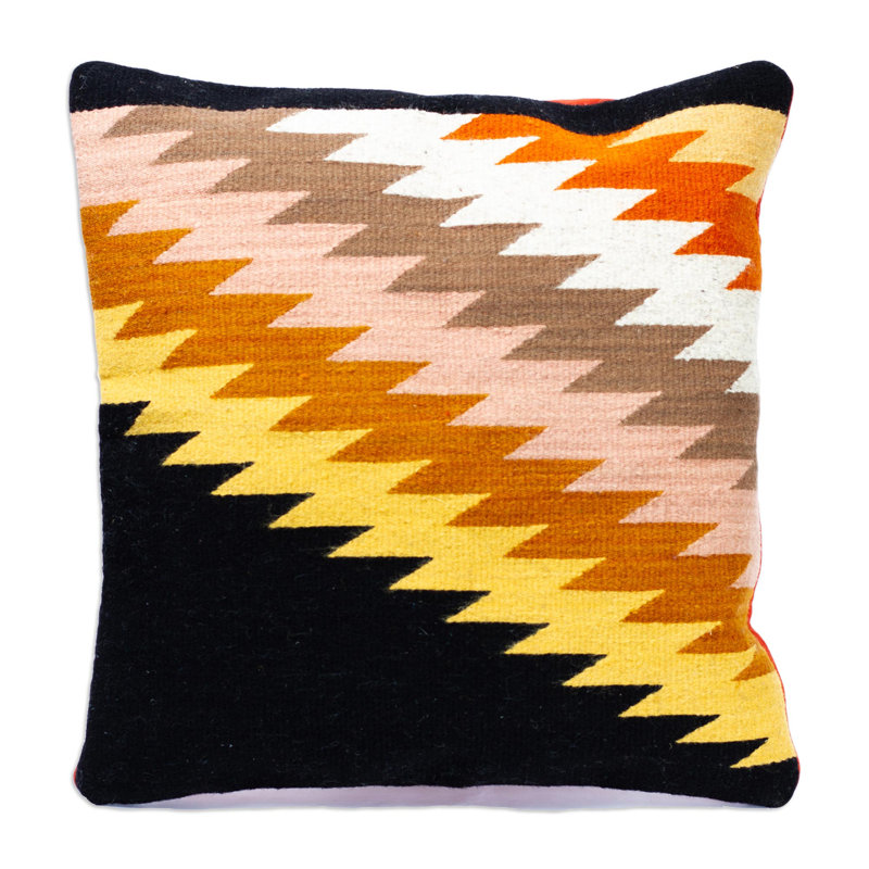 Abstract Cotton Blend Pillow Cover