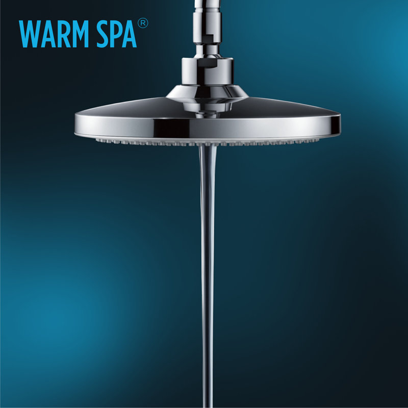 G Series 2.5 GPM Square Single Rain Shower Head with Comfort Wave Technology