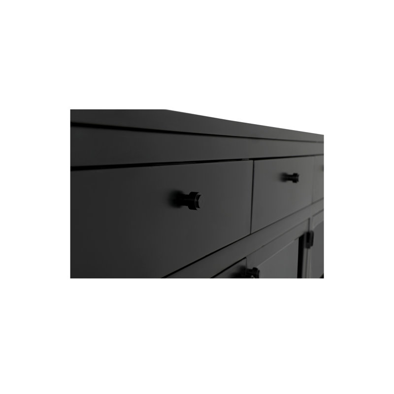 Henry Metal Sideboard Black