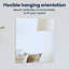  Miroir mural carré en verre trempé 23,62 po x 23,62 po-1851976609-1859866396