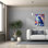 «Nice Kitty» par Rich Monet, art mural sur toile