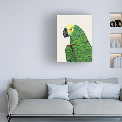  Pamela Munger Parrot Head Light Canvas Wall Art