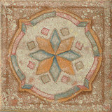 Cotto Nature 3" x 3" Porcelain Tira Sandro Hand Painted Decorative Accent Tile