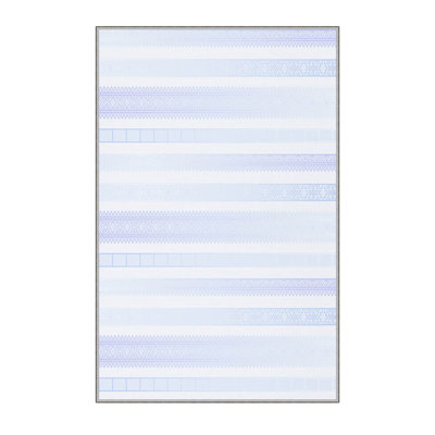 Soft Hall Carpet (2.6 x 4.9 ft), 100% Polyester, 0.3 in Pile Height | Antibacterial, Non-Slip Underside, 650 g/m² | Machine Washable, 3D Digital Print | Perfect for Living Room, Entryway & Bedroom Décor