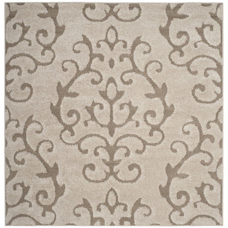 Blaris Shag Performance Damask Rug
