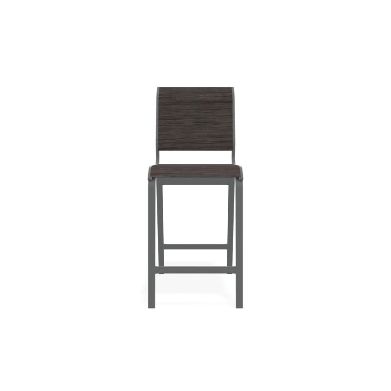 Aruba II Aluminum Outdoor 26'' Counter Stool, Graphite, James
