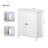 Bathroom Floor Storage Cabinet, 3 Layer Storage Unit With 2 Adjustable Shelf And Double Door