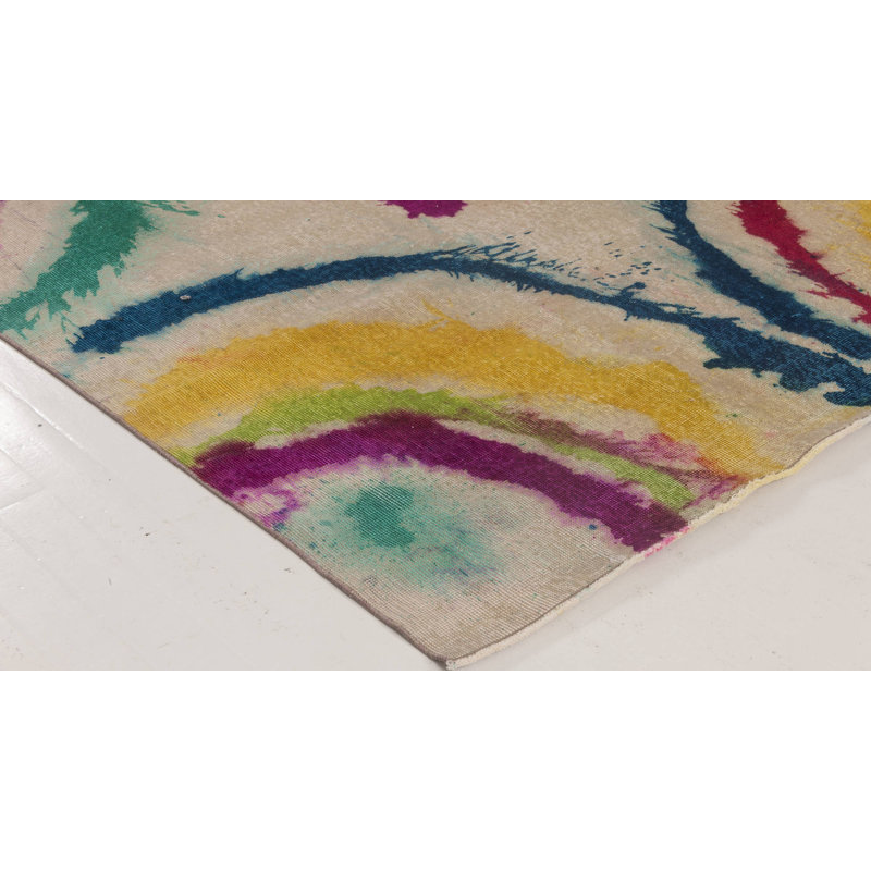 One-of-a-Kind Rectangle 8'7" X 10'2" Hand Knotted Area Rug