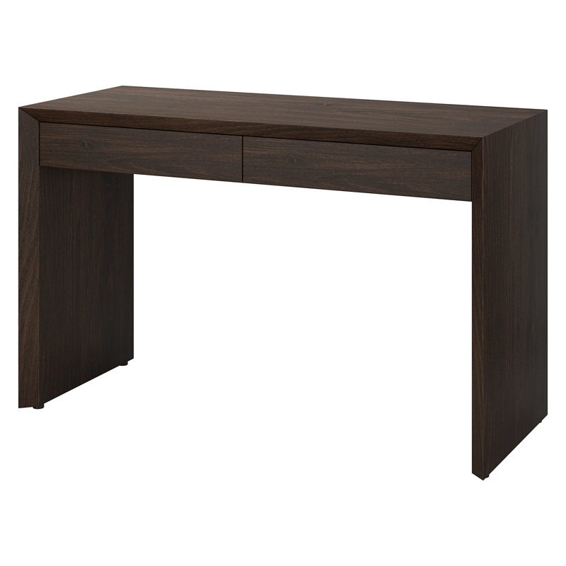 Carisha 120.98Cm W Rectangular Writing Desk, Alder Brown