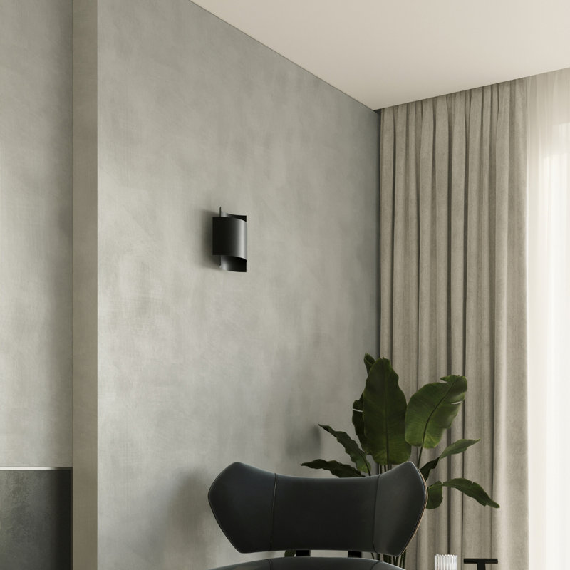 Wall lamp IMPACT white, Black