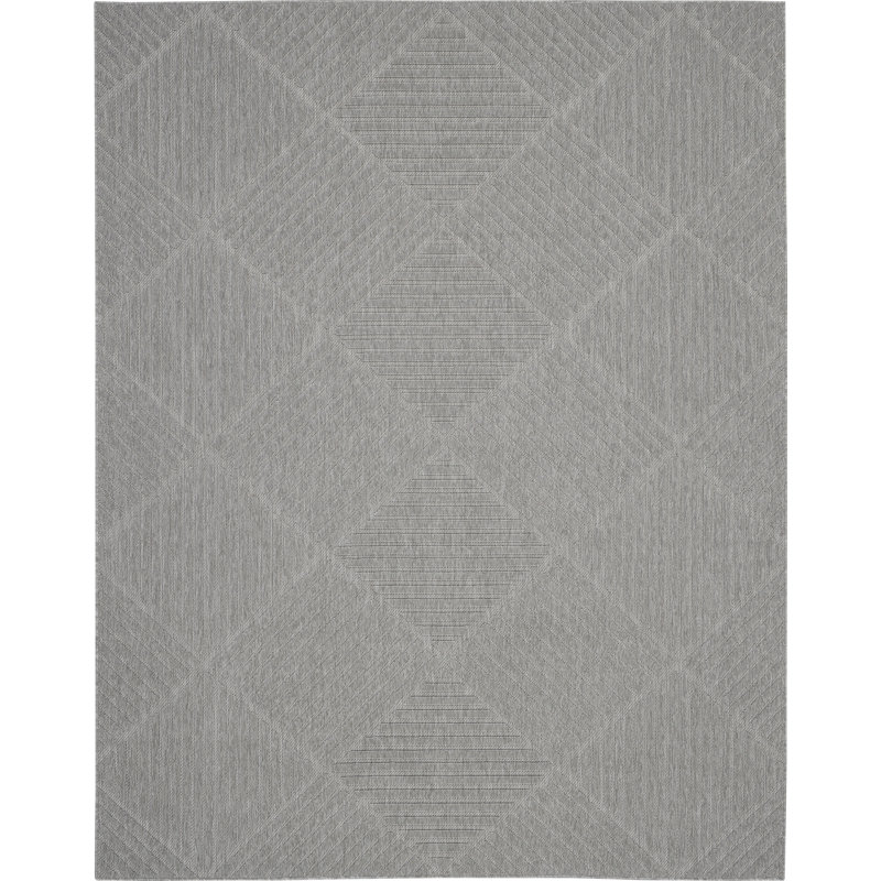 Tapis gris Therese, Rectangle 8 pi 10 po x 11 pi 10 po