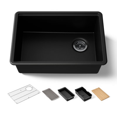 Billings Undermount Single-Bowl Workstation Kitchen Sink
