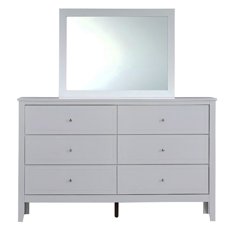 Commode Daniel G1317-D-90 (sans miroir), blanc
