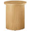 Table de bout ronde en bois Aspect