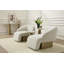 Fauteuil Kaia Modern Boucle, fauteuil d'appoint avec piètement doré - Fauteuil lounge contemporain pour salon-130127073-130127074
